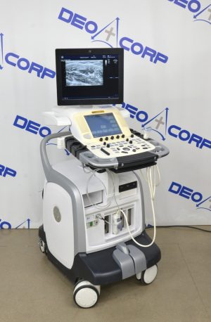 GE Vivid E9 Imaging System W/ GE 9L-D Linear Array & 2.0 MHz Pencil