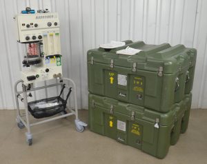 North American Drager Narkomed M Field Mobile Deployable Machine