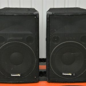 Pair of Community MVP36 Professional Loudspeakers 15" Two-Way Speakers
