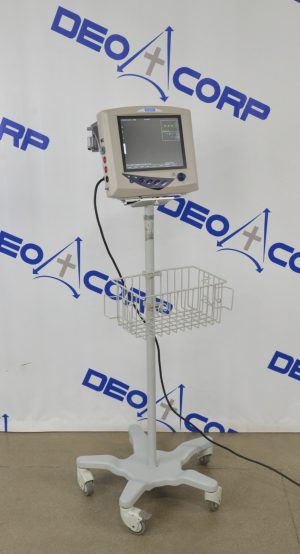 Smiths Medical SurgiVet V9204 2011 W/ Masimo, NiBP, 3-Lead, Temp & Rolling Cart