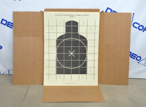 100 Sheets of 300 Meter M16A2 Downrange Feedback Target 33.5"x45"