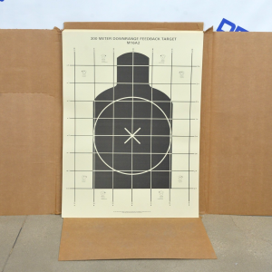 100 Sheets of 300 Meter M16A2 Downrange Feedback Target 33.5"x45"