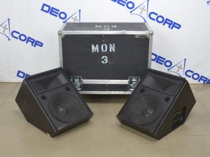 Case Of 2 Meyer Sound UM-100P Wide Coverage Active Stage Monitor