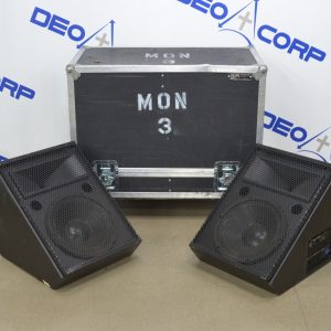 Case Of 2 Meyer Sound UM-100P Wide Coverage Active Stage Monitor