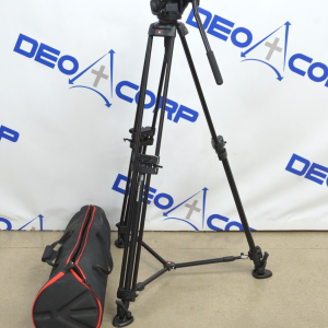 Manfrotto 546B Aluminum Video Tripod With 501HDV Video Head And Bag