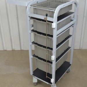 Medcare Phlebotomy MC-12K50 Medical Supply Cart 5 Drawers & Optional Side Shelf