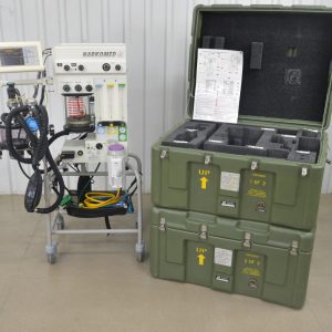 North American Drager Narkomed M Field Mobile Deployable Machine w/ Vapor 2000