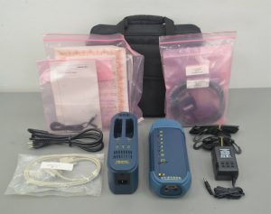 Wavetek LT8155A 155 MHz Cable Tester & Dual Bay Battery Charger w/ Case & Accs