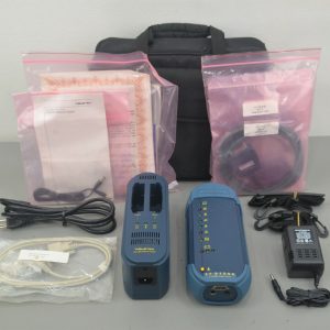 Wavetek LT8155A 155 MHz Cable Tester & Dual Bay Battery Charger w/ Case & Accs