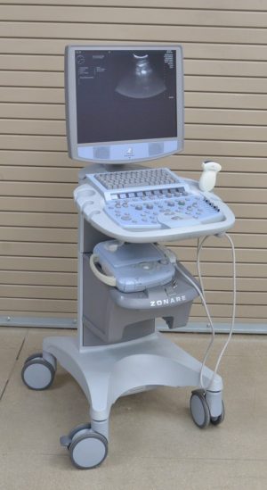 Zonare Ultra Z.one Diagnostic System W/C6-2 Z.one Scan Engine & SmartCart