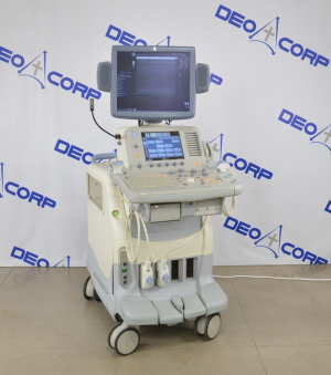 GE Logiq 7 Imaging System 5309923 W/ GE 9L & 4C Handpieces
