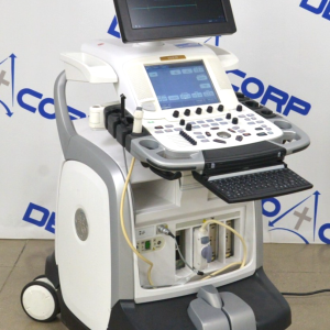 GE Vivid E9 Cardiac Imaging System W/ M5S-D Handpiece & P2D Pencil