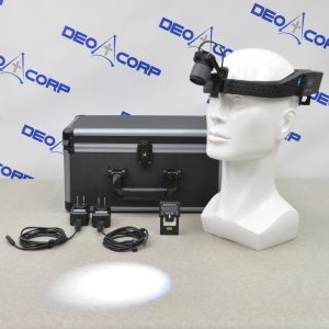 MedLED Chrome Pro MC7 Surgical Headlight W/ 2 Batteries