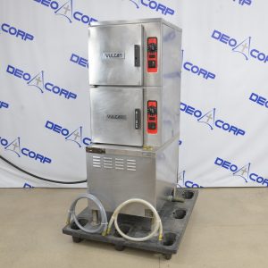 Vulcan C24ET10 Electric Floor Convection Steamer 10 Pan 2 Compartment 240v