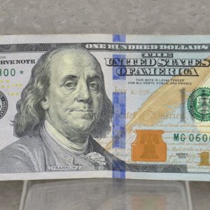100 Dollar Bill Star Note Series 2013 Very Cool Serial Number MG06006033*
