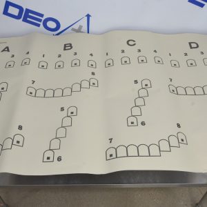 200 Sheets of Speedwell Target, MG, ABCD 10 Meter Machine Target 31.5"x53"