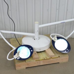 Maquet Hanaulux Dual Blue 30 Head Surgical LED Light W/ Ceiling Mount