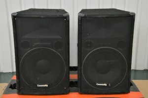 Pair of Community MVP36 Professional Loudspeakers 15" Two-Way Speakers