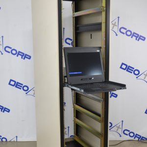 Amco Server Enclosure 30"x24"x78" W/ Acnodes KDX81712 WUXGA Rack LCD Console