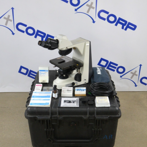 Nikon Eclipse 50i Upright Microscope W/ Nikon Binocular Head & Accessories