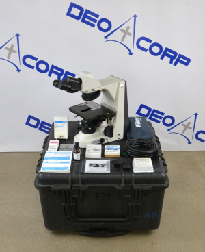 Nikon Eclipse 50i Upright Microscope W/ Nikon Binocular Head & Accessories