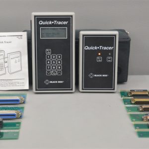 Black Box Quick Tracer TS016A Receiver & Transmitter with Adapters & Case