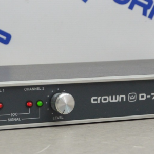 Crown D-75 2-Channel Stereo Power Amplifier