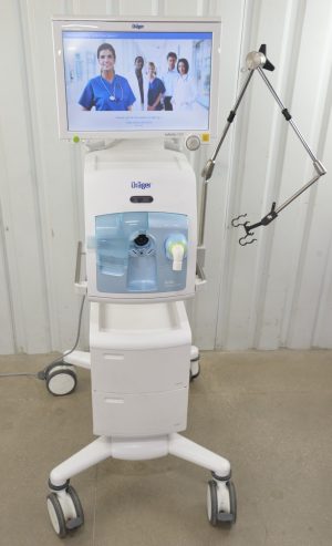 Drager Evita Infinity V500 Acute Care System 8416000-12 W C500 Screen MK31500-05