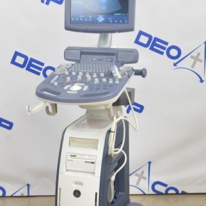 GE Voluson P8 Imaging System 5484707 W/ GE 4C-RS Convex Array