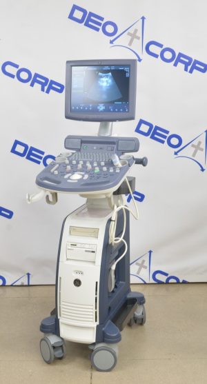 GE Voluson P8 Imaging System 5484707 W/ GE 4C-RS Convex Array