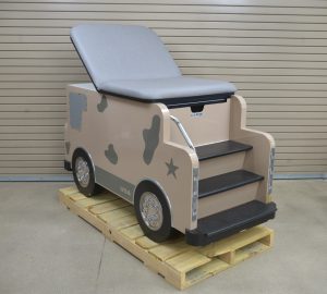 Good Time Medical Camouflage Humvee Pediatric Exam Table