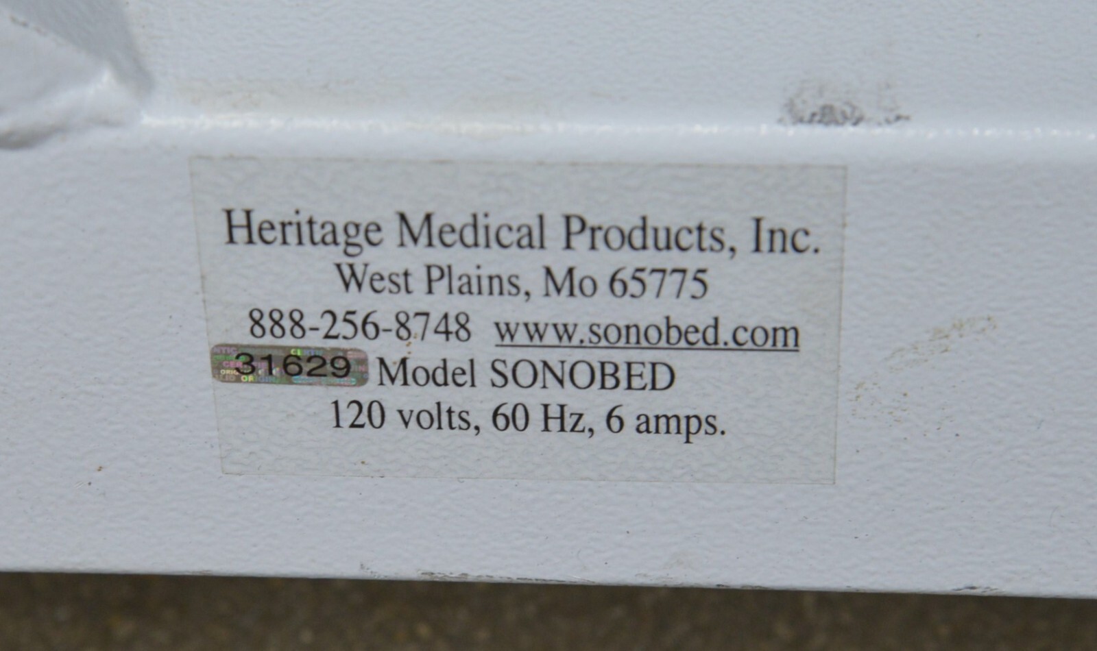 Heritage Medical Products Sonobed Sono-Series Power Grey Table w/Remote - Image 21