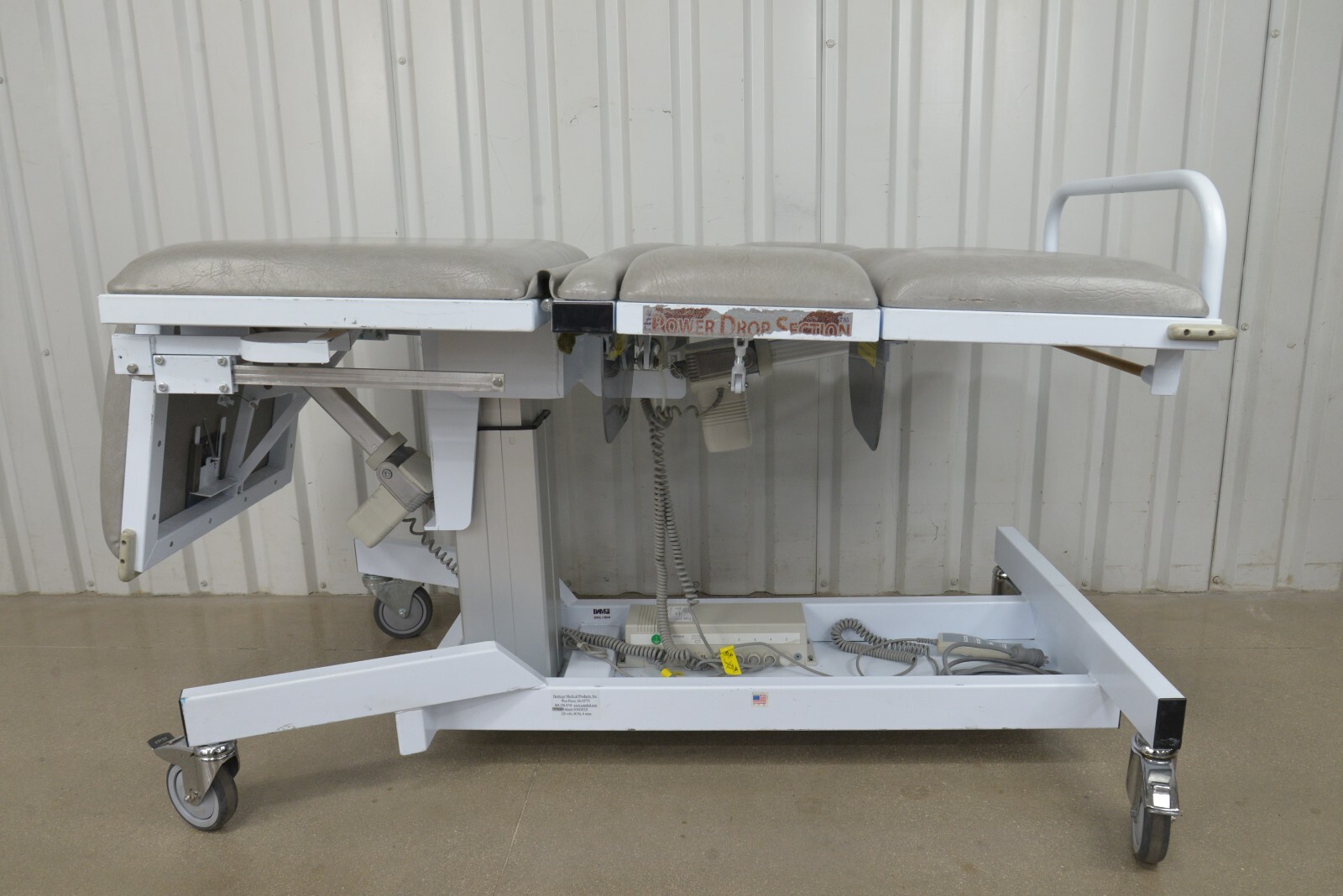 Heritage Medical Products Sonobed Sono-Series Power Grey Table w/Remote - Image 5