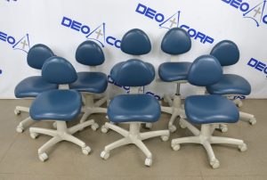Lot of 8 Midmark 153811*320935 Doctor's Dental Stool