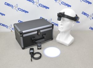 MedLED Chrome Pro MC7 Surgical Headlight W/ 2 Batteries
