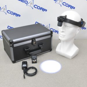 MedLED Chrome Pro MC7 Surgical Headlight W/ 2 Batteries