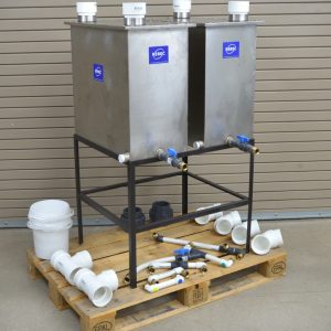 Rebec Dental Amalgam Separator Catch HG 9000 W/ Stand & Accessories