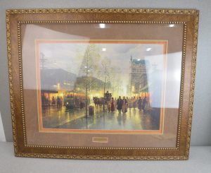 G. Harvey "Dallas-The Early Years" Signed & Numbered Framed Print COA 146/250AP