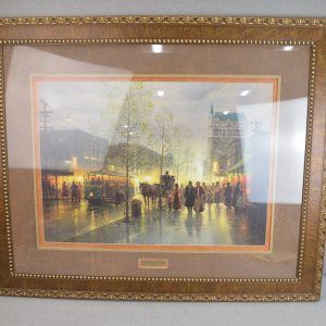G. Harvey "Dallas-The Early Years" Signed & Numbered Framed Print COA 146/250AP