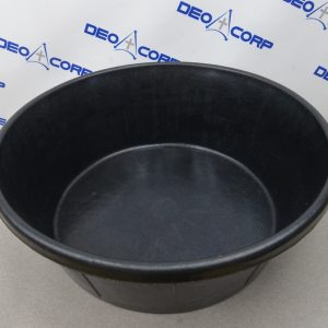 Lot of 3 15 Gallon Crushproof Rubber Drip Pan / Feed Tub