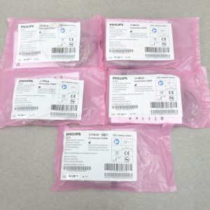 Lot of 5 Philips 21082A 10ft. Connector Cable For Disposable Temp Probes