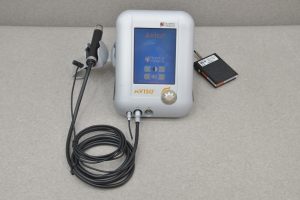 Quantel Medical AVISO Echograph w/ B1-10 MHz & 11MHz Ascan Handpiece/Footswitch