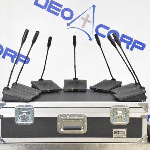 DIS Danish Interpretation Systems DM4410P Delegate Microphones Case of 9